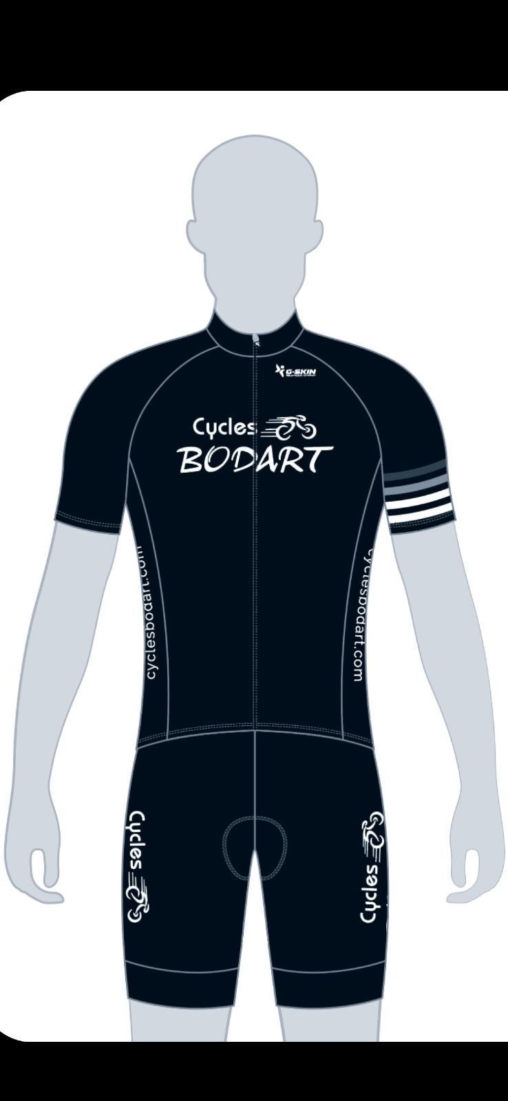 Photo - Maillot CM G-Skin Classic+ Cycles Bodart